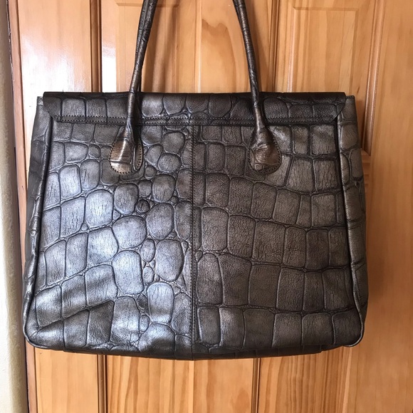 NWT. Kate Landry Leather Tote - Picture 2 of 7